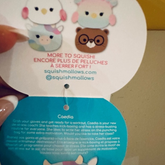 Nwt Caedia the Cow Stackable Squishmallow 12" NWT - Picture 5 of 7